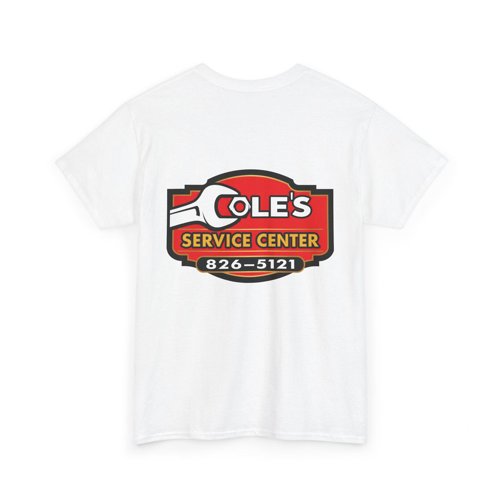 Cole's Service Center Logo Tee — Greaser Mechanic Shirt