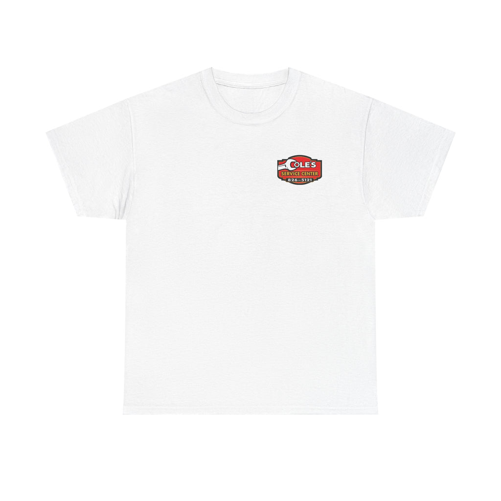 Cole's Service Center Logo Tee — Greaser Mechanic Shirt