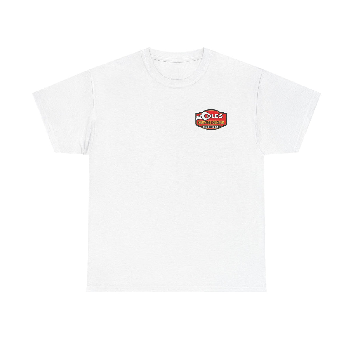 Cole's Service Center Logo Tee — Greaser Mechanic Shirt