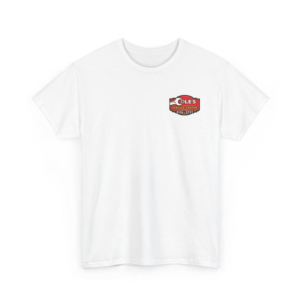Cole's Service Center Logo Tee — Greaser Mechanic Shirt