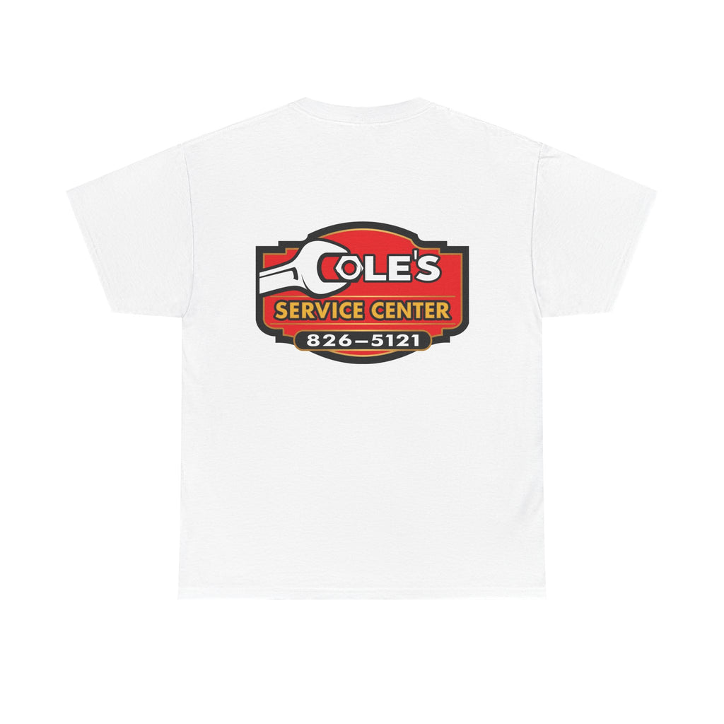 Cole's Service Center Logo Tee — Greaser Mechanic Shirt