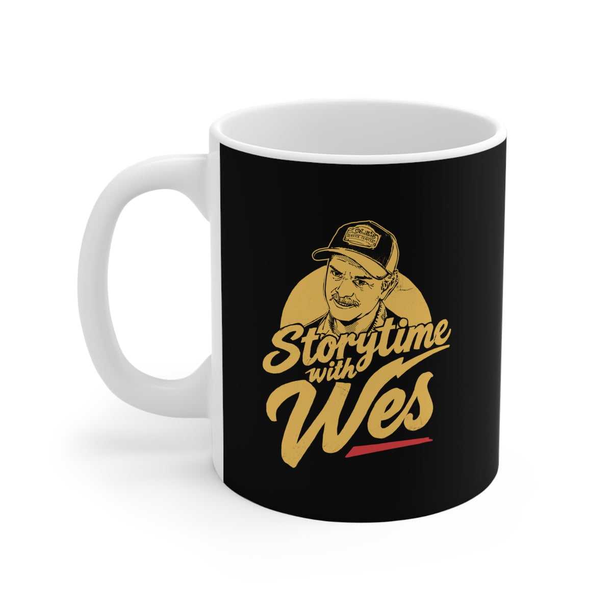 Storytime with Wes Mug — 11oz Black Coffee Cup